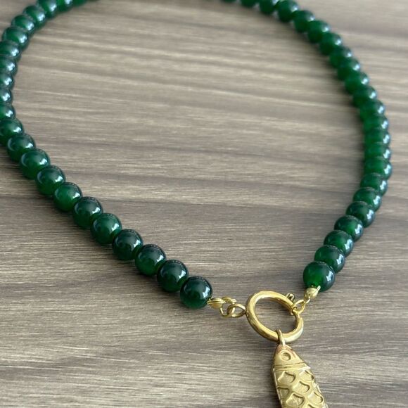 Fish necklace Q243 - Picture 4 of 5